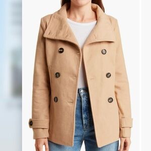 Thread & Supply Double Breasted Pea Coat Size XL